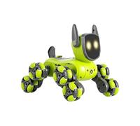 Dancing Robot Dog - 20cm Electric Educational Toy, Creative 8 Wheel Remote Control, Interactive Walking Game | STEM Learning Birthday Gift for Boys Girls Kids Fun Play Entertainment
