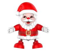 Dancing Robot Toy | 7.87Inch Electric Santa Toy | Festive Game Lighted Doll for Home Event Holiday Festival Table Party Family Indoor Girl Kids Boy