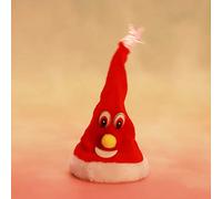 Dancing Santa Hat - Swing & Cute Cartoon Christmas Hat for Party Decorations, Xmas Trees & Ornaments - Creative Indoor Home Decor