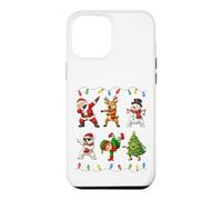 Dancing Santa Reindeer Snowman Polar Bear Elf Christmas Tree Case for iPhone 12 Pro Max