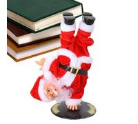 Dancing Santa Toy - Electric Inverted Rotating Singing Santa Figure | Musical Christmas Table Ornament for Seasonal Decoration Living Room Bedside | Holiday Decoration ani