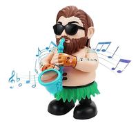 Dancing Saxophone - Funny Saxophone Player Man | Twisting Dance Toys with LED Light and Twisted Music for Home Decor and Ages 0-3 Years Old
