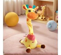 Dancing Singing Giraffe Baby Toys ，Ultra-Soft Interactive Musical Plush,1-3 Years Baby Speech Development Aid,Ideal Birthday and Graduation Gifts (Battery)