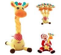 Dancing Singing Talking Giraffe Toy, Interactive Baby Toy with Volume Control, Educational Giraffe Plush Toys for Kids Toddlers 0-6 Year Old (Yellow)
