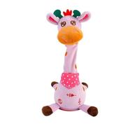 Dancing Singing Talking Giraffe Toy Repeat What You Say,Volume Control Singing Dancing Giraffe Toy,Baby Encourage Speech Birthday Gifts Educational toys for Kids 0 1 2 3 Year Old (Styles 2)