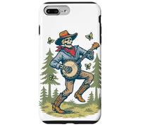 Dancing Skeleton & Banjo Western Country Music Vintage Case for iPhone 7 Plus/8 Plus