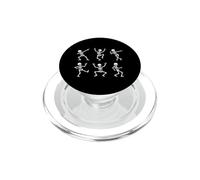 Dancing Skeleton Crazy Pose Skelet Dance Halloween Boys PopSockets PopGrip for MagSafe