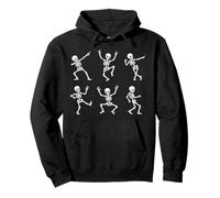 Dancing Skeleton Crazy Pose Skelet Dance Halloween Boys Pullover Hoodie