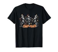 Dancing Skeleton Creepy and Spooky Halloween Design Ghost T-Shirt