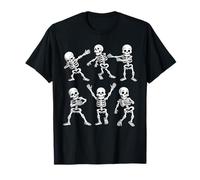 Dancing Skeletons Dance Challenge Boys Girl Kids Halloween T-Shirt