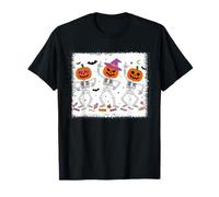 Dancing Skeletons Dance Challenge Boys Girl Kids Halloween T-Shirt