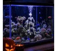 Dancing Skeletons Halloween Aquarium Decor,Funny Underwater 3D Printed