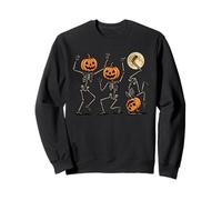 Dancing Skeletons Halloween Spooky Dance of the Dead Macabre Sweatshirt