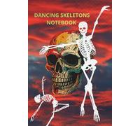 DANCING SKELETONS NOTEBOOK: Artistic Aesthetic Squared Paper for Creative Students