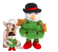 Dancing Snowman - Rotating Frost Character Size Broad Structure, Joyful Winter Shape, Charming Scene Theme Enhancing Room Atmosphere | Household Entry Hall Counter Spot Ornament for Festive Decoration