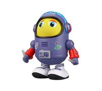 Dancing Space Duck,Dancing Duck Toy,Astronaut Ducks Toy with Music and LED Lights,Wiggling Robot with Lights and Sounds,Interactive Educational Birthday Gift for Kids Boys and Girls
