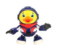 Dancing Space Duck Toy - Dancing Musical Interactive Toy, Cute Funny Moving Duck, Educational Early Learning Game, Colorful Lights | Battery Operated Play For Kids Boys Girls Holiday Birthday Gift