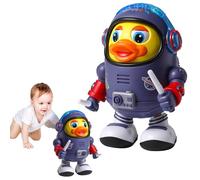 Dancing Space Duck Toy, Interactive Duck Toy With Music Lights, Electric Musical Dancing Robot, for early childhood education 1pcs
