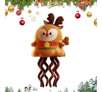 Dancing Squid Baby Toy, Christmas Theme Squid Tummy Time Toy, Dancing Plaything, Winding The Mainspring, Exercise Baby's Concentration, for Toddler Girl Boy Birthday Holiday