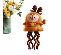 Dancing Squid, Christmas Theme Squid Tummy Time Toy, Wind-up Sensory Early Education Game for Toddler Boy Girl Birthday Easter Holiday