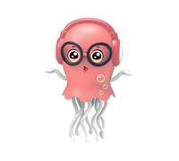 Dancing Squid Toy - Electric Octopus Musical Toy | Mobile Singing LED Squid with Rechargeable Battery for Fun Learning, Early Education, Entertainment