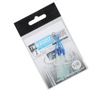 Dancing Stingers Jigging Lures Replacement Slow Fall Jigs Fishing Hook Double Fishing Assist Hooks With Teasers 2 Pack Beginner Hooks