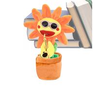 Dancing Sunflower Toy - Singing Flower Plush, Interactive Talk Back Sunflower, Fun Moving Musical Companion|motion Activated Dancing Toy Ideal For Kids Birthday Gift Room Decor Party Favour