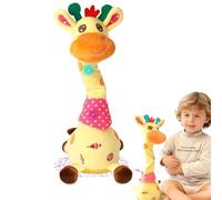 Dancing Talking Giraffe Toy, Dancing Talking Giraffe Toy, Volume Adjustment, Repeating What You Say, Remote-controlled Charging Model