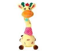 Dancing Talking Giraffe Toy Stuffed Baby Toy Repeating What You Say Glowing Musical Giraffe With 10 Children's Songs Gifts For Toddlers 1 3 Years Old Early Detection Pregnancy Test (Yellow, One Size)
