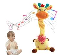 Dancing Talking Musical Giraffe Toy,Singing 10 Children's Song,Light Up Toys,Repeating What You Say,Toys for Boys Girls Gifts. (Battery Model)