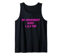 Dancing Tap Dance Feel The Rhythm Ballroom Latin Lover Tank Top