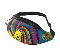 Dancing thanksgiving bear Fanny Pack for Men Women Fashion Running Waist Packs Waterproof Crossbody Bags Everywhere Belt Bag with Adjustable Strap Sports Hip Pack for Travel Wallet
