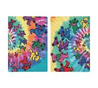 Dancing Thanksgiving Bear Passport Holder Slim PU Leather Passports Wallet Portable Passports Protector Passport Cover