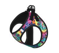 Dancing Thanksgiving Bear Print Harness Leash Set For Cats And Dogs, Reflective Adjustable, Soft Breathable Mesh Vest With Escape-Proof Lead, For Small Pets And Kitten Puppies