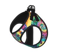 Dancing Thanksgiving Bear Print Pet Leash Vest For Small Dogs Cats, Adjustable Pet Harness Vest, Outdoor Walking Hiking