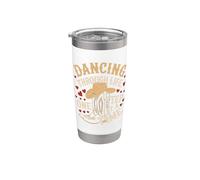 Dancing Through Life One Step At A Time Stainless Steel Insulated Tumbler