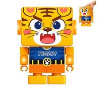 Dancing Tiger Toy, Light Up Animal Toys, Cute Motion Tiger with Led Design, Interactive Animal Interactive and Sturdy Build, Dancing Toy with Playful Style, Collection for Kids Party Use