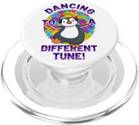 Dancing to a Different Tune Autism Awareness Penguin PopSockets PopGrip for MagSafe