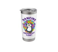 Dancing to a Different Tune Autism Awareness Penguin Stainless Steel Insulated Tumbler