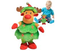 Dancing Toy, Christmas Dancing Plush Doll, Interactive Luminous Musical Plush Decoration for Living Room, Office, Bedroom, Party, Hotel, Car