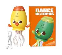 Dancing Toy for Kids - Electric Dancing Octopus with Music | Light-up Animal Figure Interactive with Obstacle Avoidance for Floor Play Nursery Bedtime Daycare Easter Preschool Boys