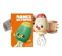 Dancing Toy for Kids,Electric Octopus Dancing Toy - Light-up Animal Figure Interactive with Obstacle Avoidance for Floor Play Nursery Bedtime Daycare Easter Preschool Boys