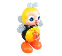 Dancing Toy - Musical Bee with Lights, Sensory Cartoon Toy for Kids, Developmental Play for Christmas, Easter, Birthday, Travel, Home, School, Playtime Fun 5.31 Inches