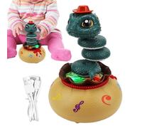 Dancing Toy - Twisting Snake Electric Music Light Toy, Interactive Wiggling Snake Plaything For Children Boys Girls | Preschool Classroom Bedroom Daycare Center Staff Holiday Xmas Gift