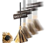 Dancing Witch Broom - Floating Witch's Broom, Magical Animated Halloween Brooms That Moves for Party Decorations