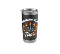 Dancing with Fire - Poi Performer Poi Spinner Circus Dancer Stainless Steel Insulated Tumbler