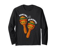 Dancing with Memories Mexican Holiday Dia De Los Muertos Long Sleeve T-Shirt