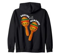 Dancing With Memories Mexican Holiday Dia De Los Muertos Zip Hoodie