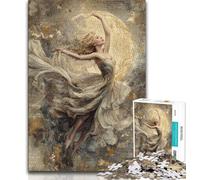 Dancing Woman 1000 Pieces Jigsaw Puzzles For Teens And Adults,Challenging Game Gifts for Is Ideal As A Gift for The Whole Family (50x75cm)