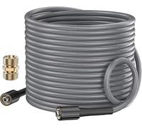 DANCINGBOAR 10M Super Flexible Rubber Pressure Washer Replacement Hose M22-14mm Thread Female Kink Resistant, 3600PSI Jet Wash Power Washer Extension Hose Pipe for High Pressure Accessory Car Cleaning